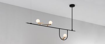 YANZI - LED brass floor lamp by Artemide - view 6
