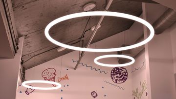 ALPHABET OF LIGHT CIRCULAR - LED methacrylate pendant lamp by Artemide - view 6