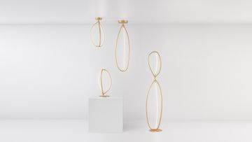 ARRIVAL - Aluminium and silicone floor lamp by Artemide - view 2