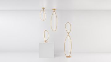 ARRIVAL - Aluminium and silicone floor lamp by Artemide - view 3