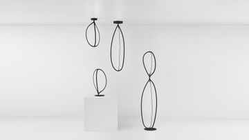 ARRIVAL - Aluminium and silicone floor lamp by Artemide - view 6