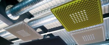 EGGBOARD WALL/CEILING - Fabric Acoustic wall panel with Integrated Lighting by Artemide - view 2