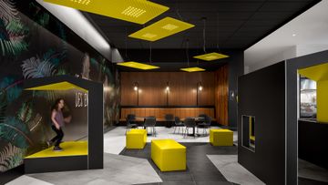 EGGBOARD WALL/CEILING - Fabric Acoustic wall panel with Integrated Lighting by Artemide - view 4