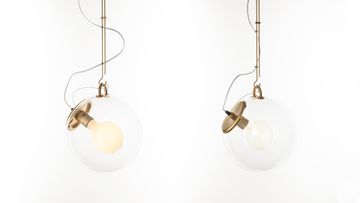 MICONOS - Glass and steel pendant lamp by Artemide - view 2