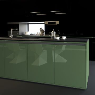 Artesive Plain Series - LA-022 Reseda Green Glossy by Artesive - view 2