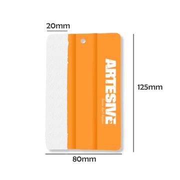 Artesive Orange - Application Spatula Multipurpose with Felt by Artesive - view 2