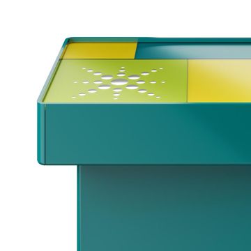 Coconut Cube Contemporary Nightstand by Arte Veneziana - view 5