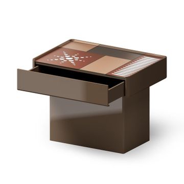 Coconut Cube Contemporary Nightstand by Arte Veneziana - view 9