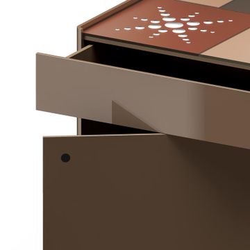 Coconut Slab Contemporary Nightstand by Arte Veneziana - view 9