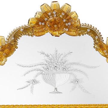 Venetian Style Frezzaria Mirror by Arte Veneziana - view 9