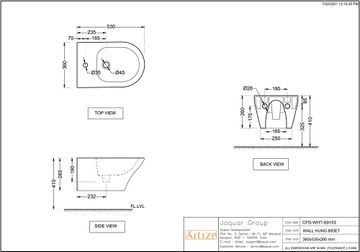 Blind Installation Wall Hung Bidet by Artize - view 5