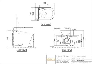 Fully Automatic Rimless Wall Hung WC by Artize - view 5