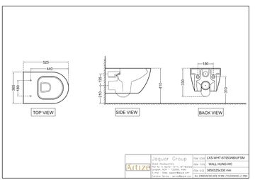 Lexa Rimless Wall Hung WC by Artize - view 5