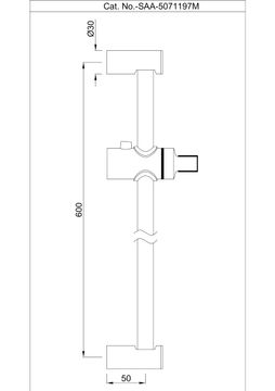 Shower Accessories Sliding Rail by Artize - view 5