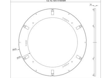 False ceiling installation kit for Navia Rainjoy Shower 450mm by Artize - view 5