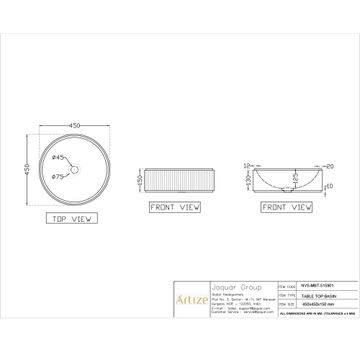 Stone Basins Table Top Basin by Artize - view 5