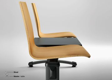 Armchairs Woody Bench by Ares Line - view 3