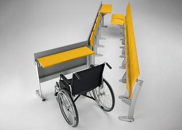 Wheelchair workstation by Ares Line - view 5