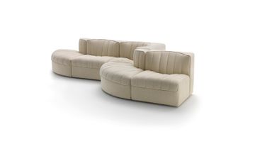 Seat system, armchair, pouf by Arflex - view 6
