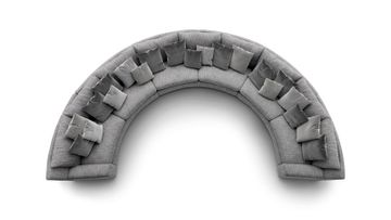 Ben Ben curved sofa by Arflex - view 3