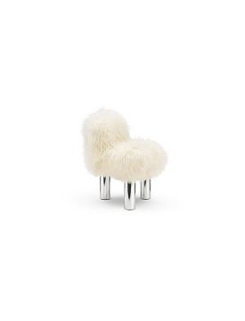 Botolo chromed - High version in fur new 2026 by Arflex - view 3