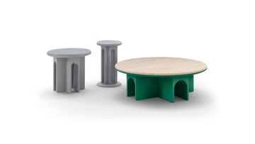 Arcolor small tables, seat system by Arflex - view 4
