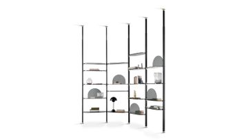 Alba modular bookcase by Arflex - view 3