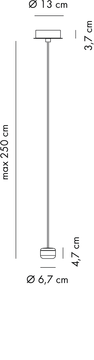 Urban mini Pendant by Axolight - view 4