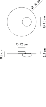 Kwic Wall and ceiling by Axolight - view 6