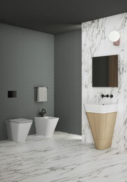 WC a Terra Easy Clean Build: Vaso wc a terra in ceramica by Azzurra Ceramica - view 2