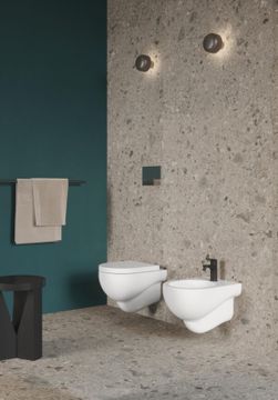 WC a Terra Mini Nuvola: Vaso wc mini in ceramica by Azzurra Ceramica - view 2