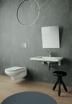 WC Sospeso per Diversamente Abili Thin: Vaso wc sospeso in ceramica by Azzurra Ceramica - view 2