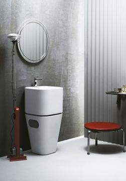 Lavabo da Appoggio Monoforo Tandem: Lavabo da appoggio in ceramica by Azzurra Ceramica - view 2