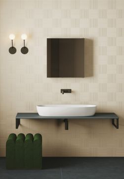 Lavabo Ovale 40 cm 14 h Elegance Circle: Lavabo da appoggio in ceramica by Azzurra Ceramica - view 2