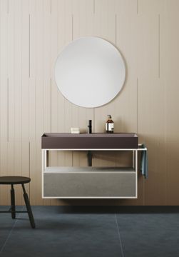 Struttura Sospesa in Metallo con Cassettoni 110 cm: Mobili Bagno by Azzurra Ceramica - view 3