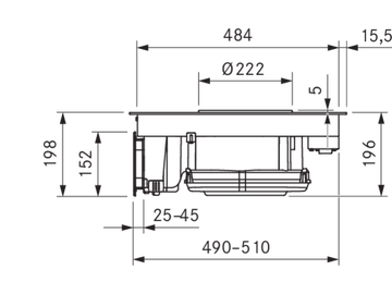Basic Hyper cooktop with integrated cooktop extractor Recirculation BHU by BORA - view 4