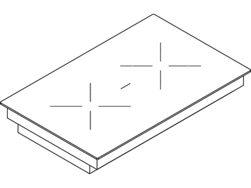 Classic HiLight cooktop 1-ring/2-ring/roaster CKCB by BORA - view 2
