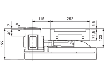 Pro cooktop extractor system with integrated fan PKAS3 by BORA - view 3