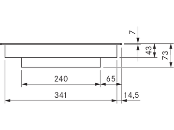 Pro HiLight cooktop 3-ring/2-ring PKC3 by BORA - view 3