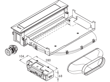 Pro cooktop extractor PKA3 by BORA - view 2