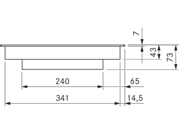 Pro Hyper cooktop 1-ring/2-ring PKCH3 by BORA - view 3