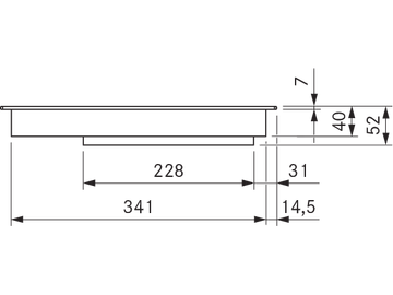 Pro surface induction cooktop PKFI3 by BORA - view 3