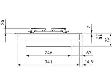 Pro gas cooktop PKG3 by BORA - view 3