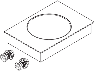 Pro induction wok cooktop PKIW3 by BORA - view 2