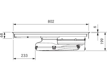 X Pure surface induction  cooktop with integrated cooktop extractor recirculation PUXU2 by BORA - view 3