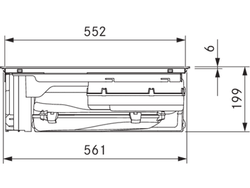 S Pure combined induction cooktop with integrated cooktop extractor recirculation PURSU2 by BORA - view 3