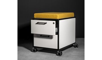 Mobile storage unit with seat cushion by Bosse - view 4