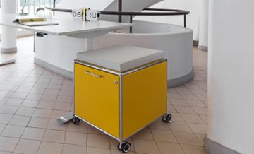 Mobile storage unit with seat cushion by Bosse - view 8