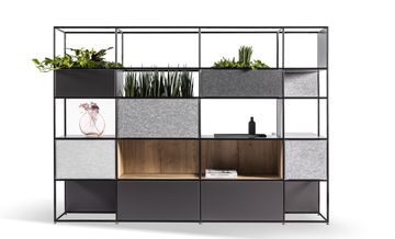 Room divider with bench by Bosse - view 2