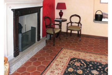 14 cm side hexagonal Terracotta by B&B Rivestimenti Naturali - view 2